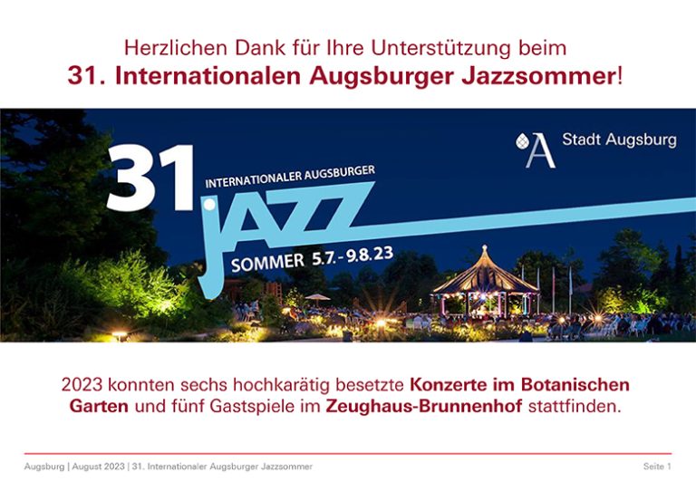 Dokumentation Sponsoring Augsburg